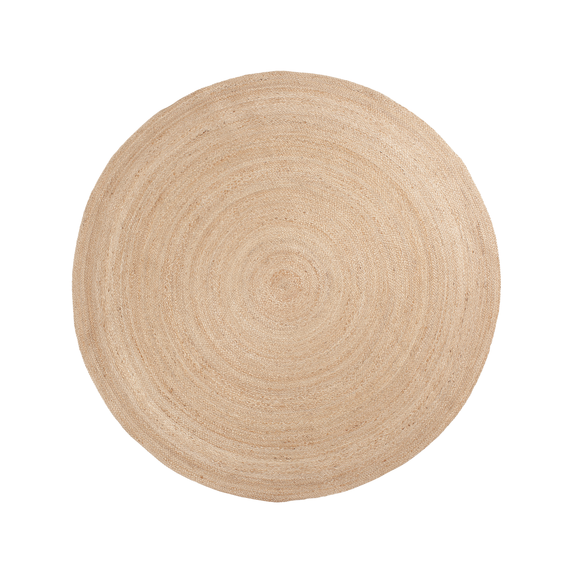 Round rug Elin, made of jute 